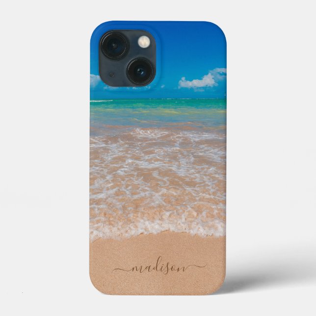 Custom Beach Sea Waves Küstenstrand Case-Mate iPhone Hülle (Rückseite)
