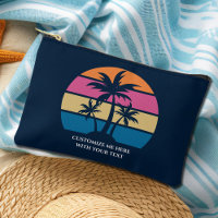 Custom Beach Vacation Niedlich Tropical Palm Tree 