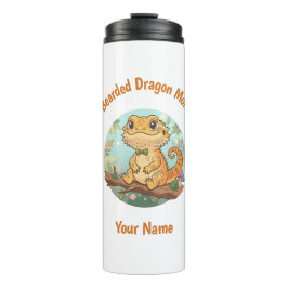 Custom Bearded Dragon Mom Thermal Tumbler Thermosbecher