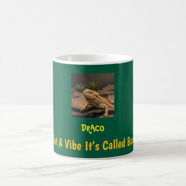 Custom Bearded Dragon Photo Gift Kaffeetasse (Mittel)