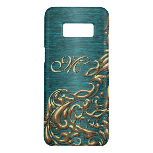 Custom Beautiful Chic Baroque Floral Swirl Muster Case-Mate Samsung Galaxy S8 Hülle