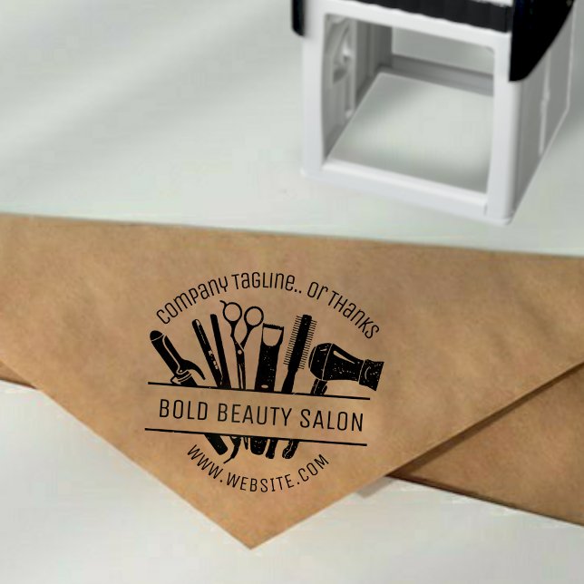 Custom Beauty Salon Tools Haare Stylist Vielen Dan Permastempel (Von Creator hochgeladen)