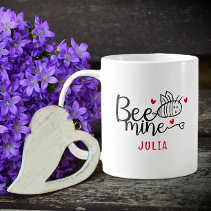 Custom Bee Mine, Valentinstag Kaffeetasse