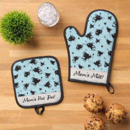 Custom Bee Oven Mitt & Pot Holder Set für sie