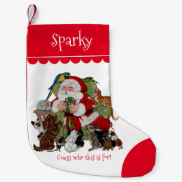 Custom Begleiter Weihnachten Weihnachtslieder Katz Kleiner Weihnachtsstrumpf