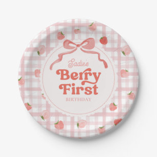 Custom Berry First Geburtstag Tellers Pappteller