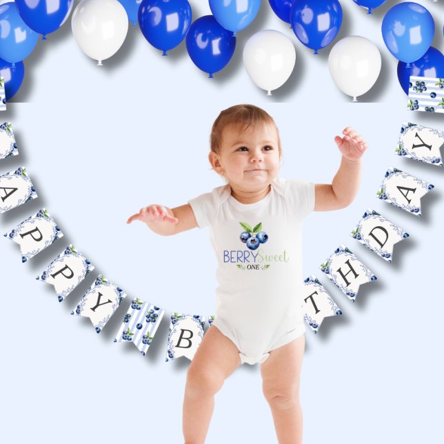  Custom Berry Sweet Birthday Baby Strampler (Custom Berry Sweet Birthday Baby Bodysuit)