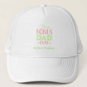 Custom Best Bonus Vater je Typografie Truckerkappe