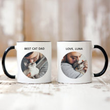 Custom Best Cat Vater Pet Foto