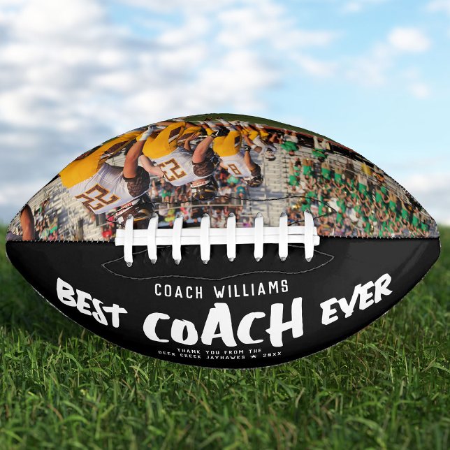 Custom BEST COACH EVENT Modernes Cool Dankeschön F Football (Von Creator hochgeladen)