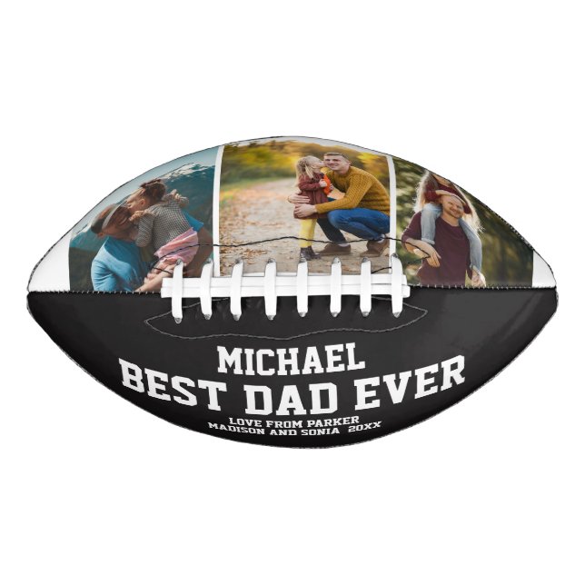 Custom Best Dad Ever Sports Happy Father's Day  Football (Vorderseite)