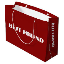 Custom "BEST FRIEND" Geschenktasche