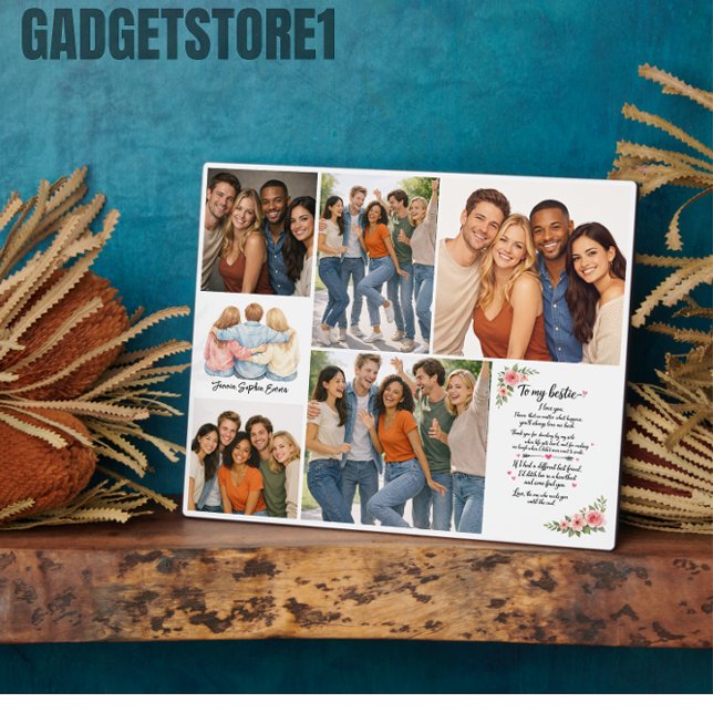 Custom Best Friend – Perfect Friendship Day Fotoplatte (Custom Best Friend – Perfect Friendship Day Plaque
)
