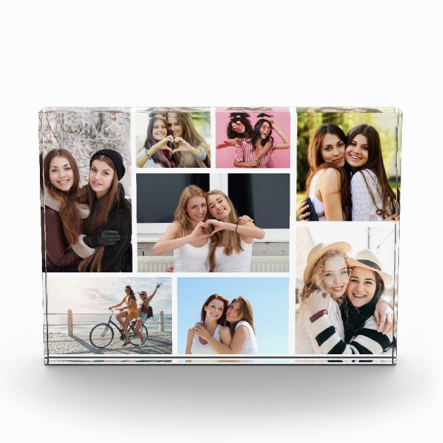 Custom Best Friends Collage Fotoblock (Vorderseite)