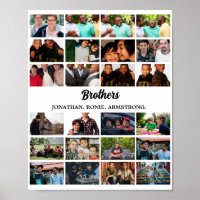 Custom Best Friends Forever Brothers Foto Collage