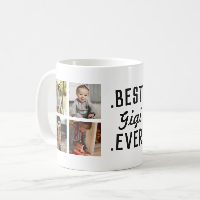 Custom Best Gigi Ever Foto Tasse (Vorderseite Links)