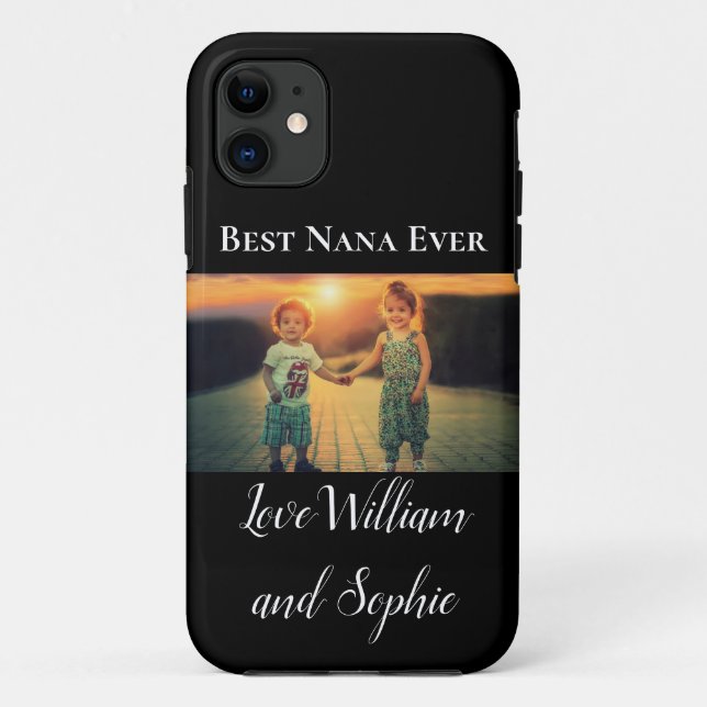 Custom Best Nana Ever Foto Case-Mate iPhone Hülle (Rückseite)