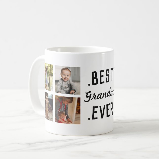 Custom Best Oma Ever Foto Tasse (Vorderseite Links)