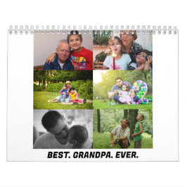 Custom Best Opa je 6 Foto Collage Kalender