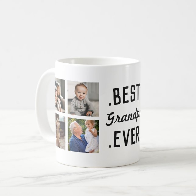 Custom Best Opa je Foto Tasse (Vorderseite Links)