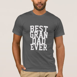 Custom Best Opa je lustige Typografie Text T-Shirt