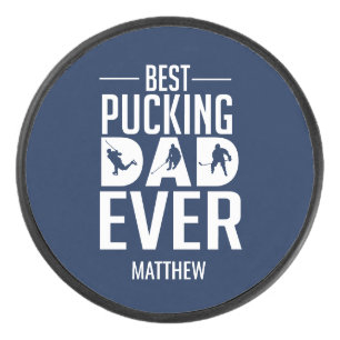 Custom Best Pucking Vater je glücklichen Vatertag Eishockey Puck