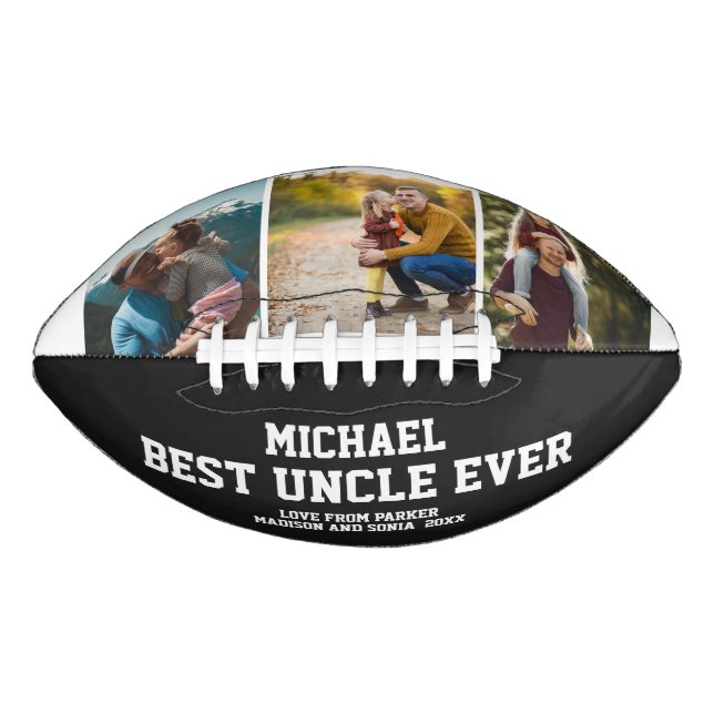 Custom Best Uncle Ever Sports From Nephew Niece Football (Vorderseite)