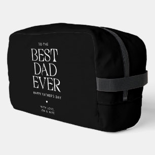 Custom Best Vater Ever Modern Vatertag Elegante Waschbeutel