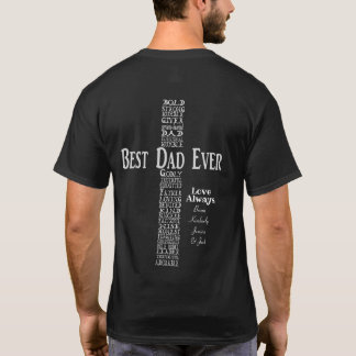 Custom Best Vater Ever Tshirt, Christlicher Vater  T-Shirt