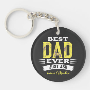 Custom Best Vater Papa Pater immer nur Gefragt lus Schlüsselanhänger