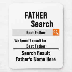 Custom Best Vatersuche Ergebnis lustige Väter Tag Mousepad