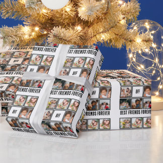 Custom BESTE FREUNDIN Best Friends Forever 8 Foto  Geschenkpapier