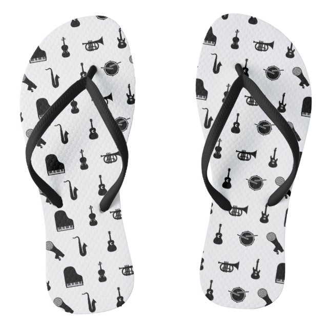 CUSTOM BG FARBE der zusammengesetzten Musikinstrum Flip Flops (Fußbett)