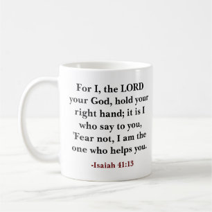 Custom Bibel Vers Der Herr, dein Gott Kaffeetasse