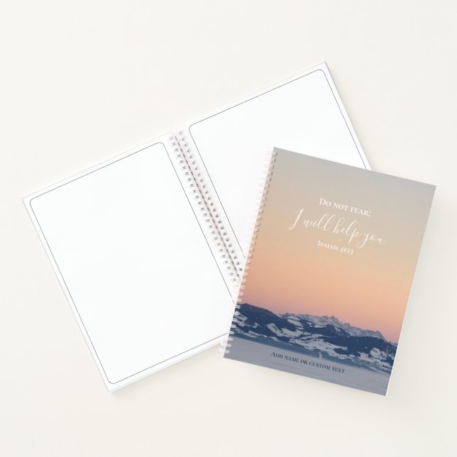 Custom Bible Verse | Praxiszeitung für Schweizer A Notizbuch (Innenseite)