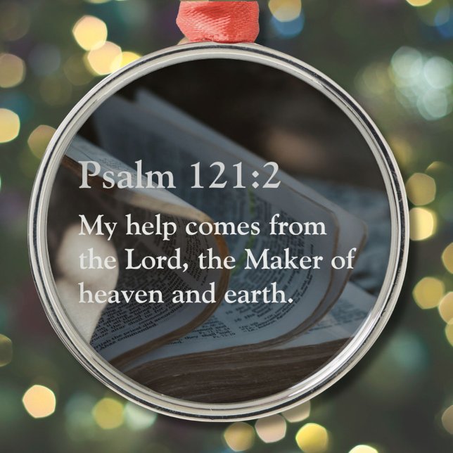 Custom Bible Verse Weihnachtsgeschenke für Pastore Ornament Aus Metall (Unique Christmas Gifts for Pastors)
