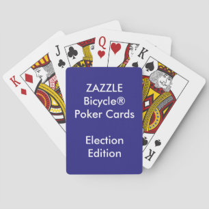 Custom Bicycle® Poker Playing Cards ELECTION Spielkarten