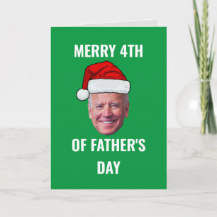 Custom Biden verwirrte Patriotic Frohe Weihnachten