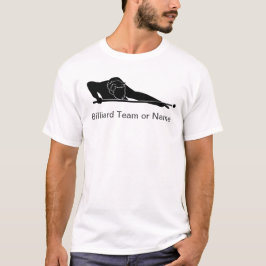 Custom Billiards Pool League Team Gear T-Shirt