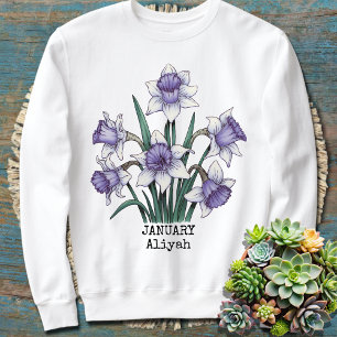 Custom Birth Monat Personalisierte Mama Geschenk O Sweatshirt