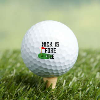 Custom Birthday Geschenk für Golfer - Fore-tee 40. Golfball