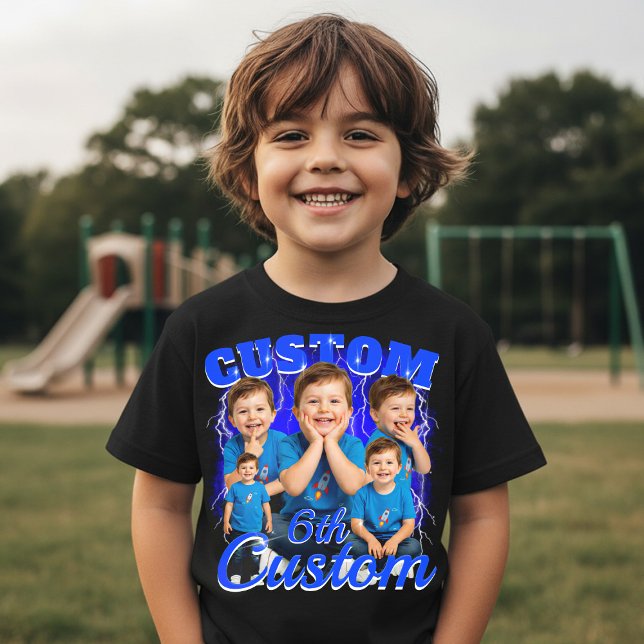 Custom birthday gift bootleg for your Kid 90s Tri-Blend Shirt (Von Creator hochgeladen)