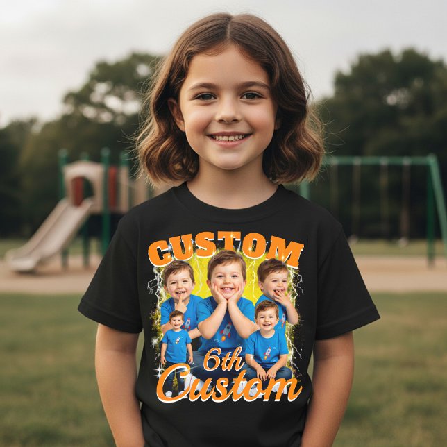 Custom birthday gift bootleg for your Kid 90s Tri-Blend Shirt (Von Creator hochgeladen)