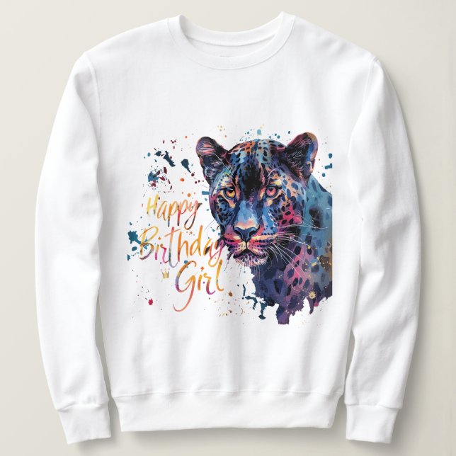 Custom Birthday Girl Shirt (Design vorne)