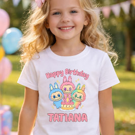 Custom Birthday Girl Shirt, Personalized Kids Birt T-Shirt