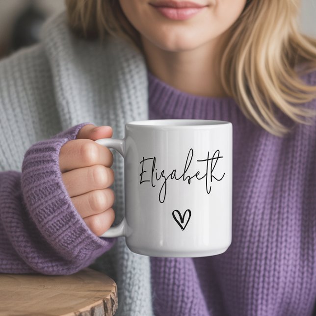 Custom Birthday Mug Gift for Kids, Mom or Grandma Kaffeetasse (Custom Name Coffee Mug – Personalized Birthday Gift for Kids, Mom, Grandma, Students or Friends)