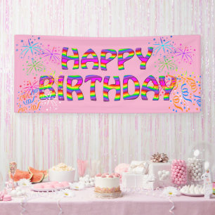 Custom Birthday Party für sie Banner