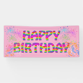 Custom Birthday Party für sie Banner
