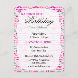 Custom Birthday Party Invitationspersonal Einladung