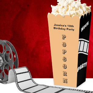Custom Birthday Party Snack Movie Night Popcorn Geschenkschachtel